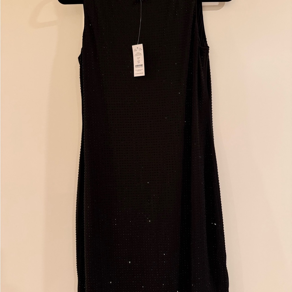 Elegant Black Sleeveless Mini Dress
